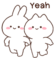 Cat Love Sticker by Minto Inc.