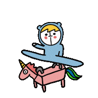 Happy Pommel Horse Sticker