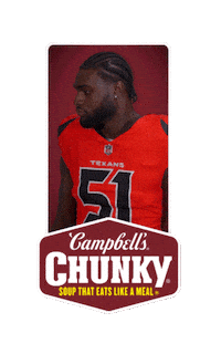 Houston Texans Sticker by CampbellsChunky