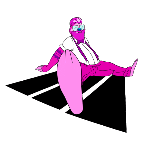 1000Streets giphyupload swing sloth hipster Sticker