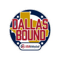 Dallas Texas Sticker by USA Volleyball