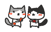 Chinese New Year Cats Sticker by yomoyeah