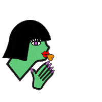 MAL_ideas4good love heart sad design Sticker