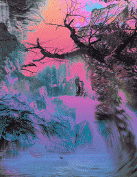 TRUMANVISUALS rainbow trippy psychedelic color GIF