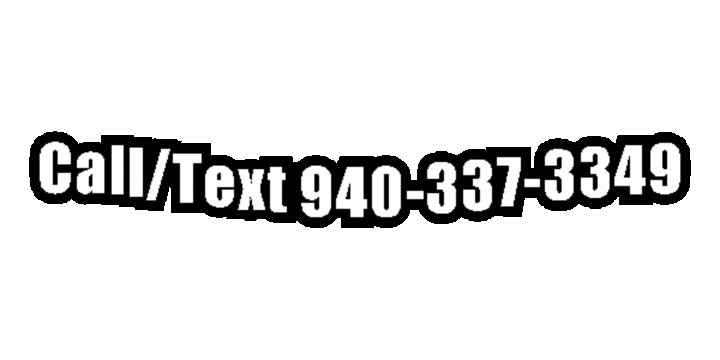 Calltext 940-337-3349 Sticker by Tanya Ruff
