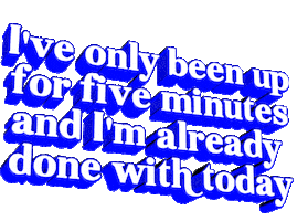 Blue Sticker by AnimatedText