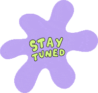 Staytuned Sticker by Poppy Deyes