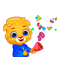 Happy Party Sticker by Lucas and Friends by RV AppStudios
