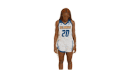 Excited Basketball Sticker by Delaware Blue Hens