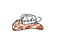 Howdy Cowboy Hat Sticker