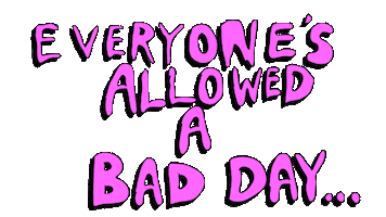 Happy Bad Day Sticker by deladeso