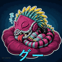 Dragoon 寝る GIF by WVRPS