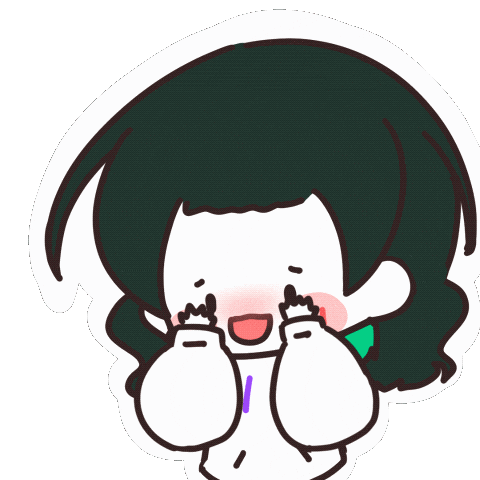 sinnplelittleone happy no excited sticker Sticker