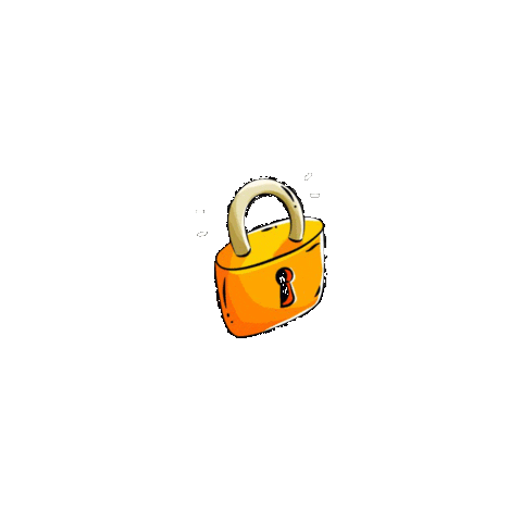 ilustamemarii giphyupload animation highlight lock Sticker