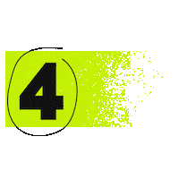 mijalzagier 4 four freelancer cuatro Sticker