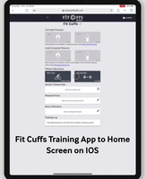 Fit Cuffs Training App for IOS 