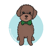 Kiwi Dog High Five Sticker