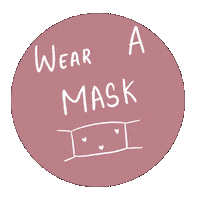 Mask Hand Sticker