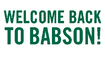Move In Welcome Back Sticker by Babson College