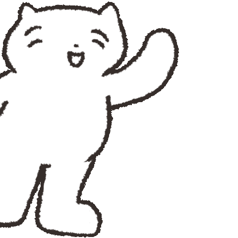 _stwang_ cat hello hi wave Sticker