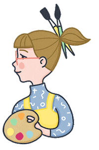 Artist Create Sticker