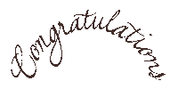 Lettering Congrats Sticker