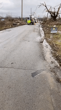 'My Whole Neighborhood's Gone': Kentucky Man Shows Tornado Clean Up in Dawson Springs