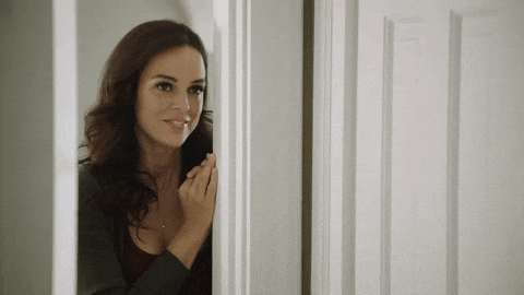 Happy Erin Cahill GIF by Hallmark Mystery