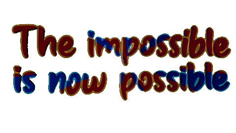 3D Glow Sticker by OpticalArtInc.