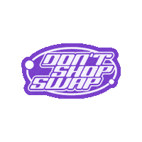 dontshopswap fashion style sustainability sustainable Sticker