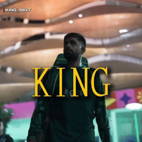 Babar Azam King GIF