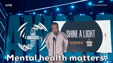 Mental Health Matters GIF by BET Awards