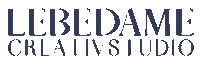 Lebedame creativestudio lebedame lebedame creativstudio unnau-korb Sticker