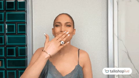 Jennifer Lopez Kiss GIF by TalkShopLive