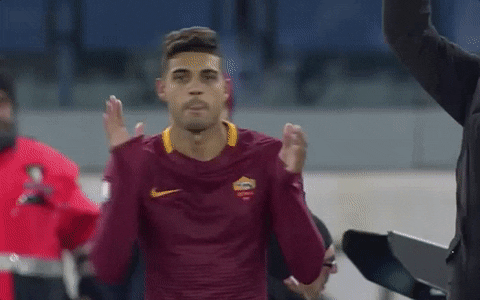 emerson palmieri applause GIF by AS Roma