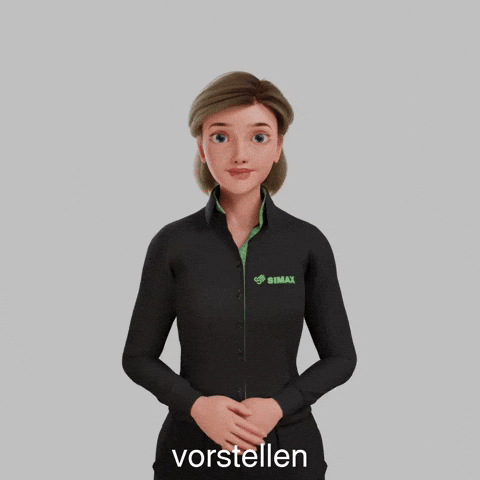 Avatar Gebärdensprache GIF by Sign Time - SiMAX