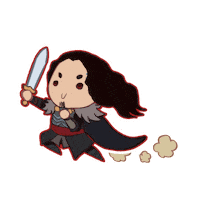 Fantasy Running Sticker