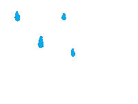 Raining Tropical Storm Sticker by The Art Plug