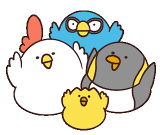 everyday_debudori giphyupload bird でぶどり 毎日でぶどり Sticker