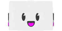 Happy Wink Sticker by Magnus Snickars