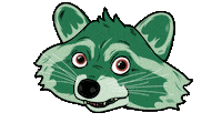 TrashPandaTribe nft wink blink flirt Sticker