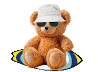 Teddy Bears Summer Sticker