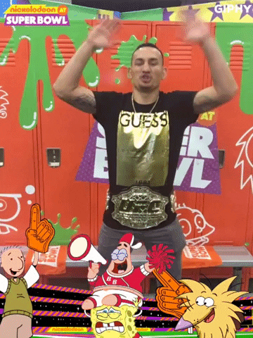 max holloway ufc GIF by Nickelodeon at Super Bowl