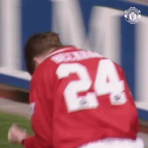 Celebrate David Beckham GIF by Manchester United