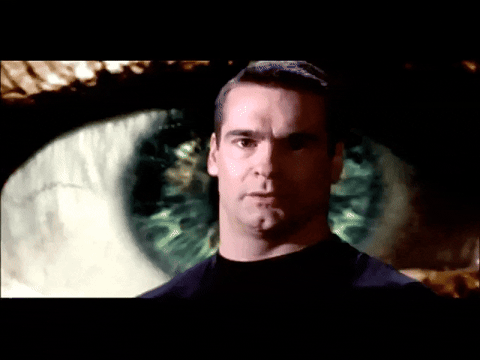yewknee giphyupload blink eyeball rollins GIF