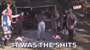 TalkNShop wwe wrestling aew wwf GIF