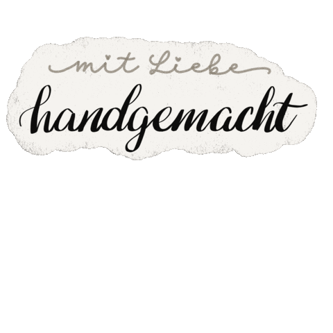 Shopping Handgemacht Sticker by Frau Blub Grafikdesign