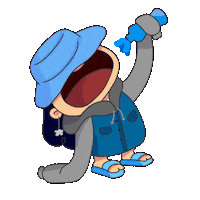 Girl Water Sticker