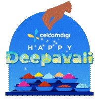 Diwali Saree Sticker by CelcomDigi
