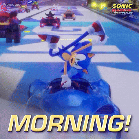 Morning Sega GIF by Sonic the Hedgehog